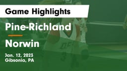 Pine-Richland  vs Norwin  Game Highlights - Jan. 12, 2023