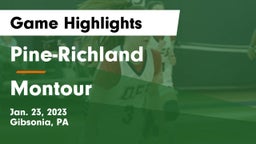 Pine-Richland  vs Montour  Game Highlights - Jan. 23, 2023