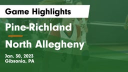 Pine-Richland  vs North Allegheny  Game Highlights - Jan. 30, 2023