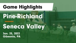Pine-Richland  vs Seneca Valley  Game Highlights - Jan. 25, 2022
