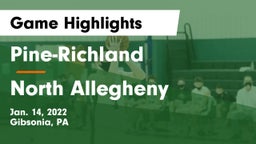 Pine-Richland  vs North Allegheny  Game Highlights - Jan. 14, 2022