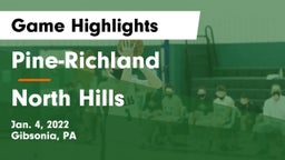 Pine-Richland  vs North Hills  Game Highlights - Jan. 4, 2022