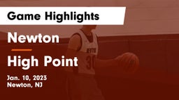 Newton  vs High Point  Game Highlights - Jan. 10, 2023
