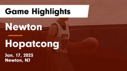 Newton  vs Hopatcong  Game Highlights - Jan. 17, 2023