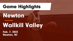 Newton  vs Wallkill Valley  Game Highlights - Feb. 7, 2023