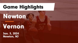 Newton  vs Vernon  Game Highlights - Jan. 3, 2024