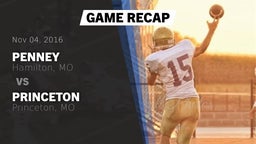 Recap: Penney  vs. Princeton  2016