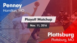 Matchup: Penney  vs. Plattsburg  2016