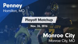 Matchup: Penney  vs. Monroe City  2016