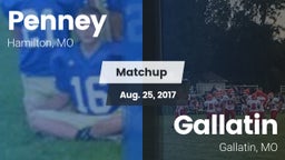 Matchup: Penney  vs. Gallatin  2017