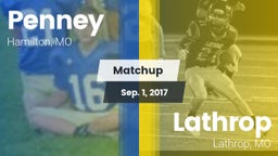 Matchup: Penney  vs. Lathrop  2017