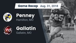 Recap: Penney  vs. Gallatin  2018