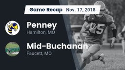 Recap: Penney  vs. Mid-Buchanan  2018