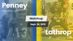 Matchup: Penney  vs. Lathrop  2019