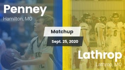 Matchup: Penney  vs. Lathrop  2020