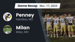 Recap: Penney  vs. Milan  2023