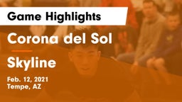 Corona del Sol  vs Skyline  Game Highlights - Feb. 12, 2021