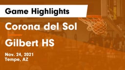 Corona del Sol  vs Gilbert HS Game Highlights - Nov. 24, 2021