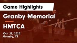 Granby Memorial  vs HMTCA Game Highlights - Oct. 28, 2020