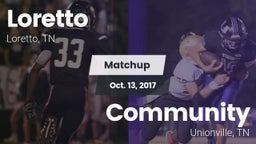 Matchup: Loretto  vs. Community  2017