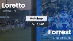 Matchup: Loretto  vs. Forrest  2018