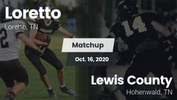 Matchup: Loretto  vs. Lewis County  2020