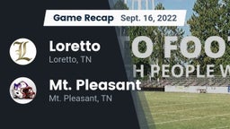 Recap: Loretto  vs. Mt. Pleasant  2022