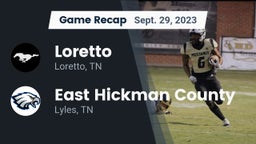 Recap: Loretto  vs. East Hickman County  2023