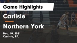 Carlisle  vs Northern York  Game Highlights - Dec. 10, 2021
