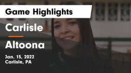 Carlisle  vs Altoona  Game Highlights - Jan. 15, 2022