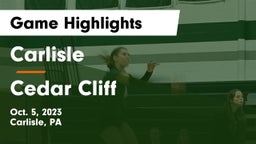 Carlisle  vs Cedar Cliff  Game Highlights - Oct. 5, 2023