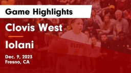 Clovis West  vs Iolani  Game Highlights - Dec. 9, 2023
