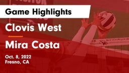 Clovis West  vs Mira Costa  Game Highlights - Oct. 8, 2022