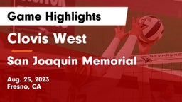 Clovis West  vs San Joaquin Memorial  Game Highlights - Aug. 25, 2023