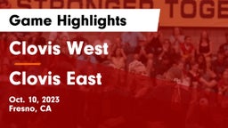 Clovis West  vs Clovis East  Game Highlights - Oct. 10, 2023