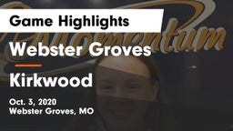Webster Groves  vs Kirkwood  Game Highlights - Oct. 3, 2020