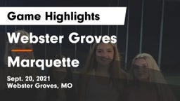 Webster Groves  vs Marquette  Game Highlights - Sept. 20, 2021