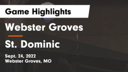 Webster Groves  vs St. Dominic  Game Highlights - Sept. 24, 2022