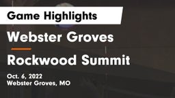 Webster Groves  vs Rockwood Summit  Game Highlights - Oct. 6, 2022