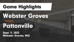 Webster Groves  vs Pattonville  Game Highlights - Sept. 9, 2023