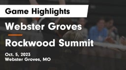Webster Groves  vs Rockwood Summit  Game Highlights - Oct. 5, 2023
