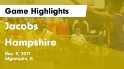 Jacobs  vs Hampshire  Game Highlights - Dec. 9, 2017