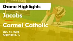 Jacobs  vs Carmel Catholic  Game Highlights - Oct. 14, 2023