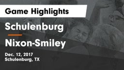 Schulenburg  vs Nixon-Smiley  Game Highlights - Dec. 12, 2017