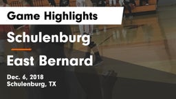 Schulenburg  vs East Bernard  Game Highlights - Dec. 6, 2018