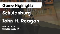 Schulenburg  vs John H. Reagan  Game Highlights - Dec. 8, 2018