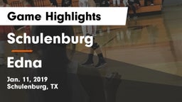 Schulenburg  vs Edna  Game Highlights - Jan. 11, 2019