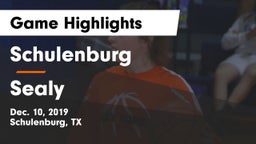 Schulenburg  vs Sealy  Game Highlights - Dec. 10, 2019