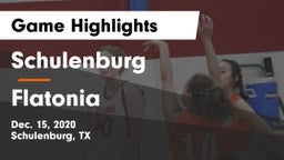 Schulenburg  vs Flatonia  Game Highlights - Dec. 15, 2020