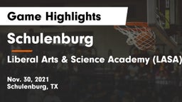Schulenburg  vs Liberal Arts & Science Academy (LASA) Game Highlights - Nov. 30, 2021